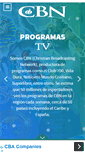 Mobile Screenshot of cbnlatino.com